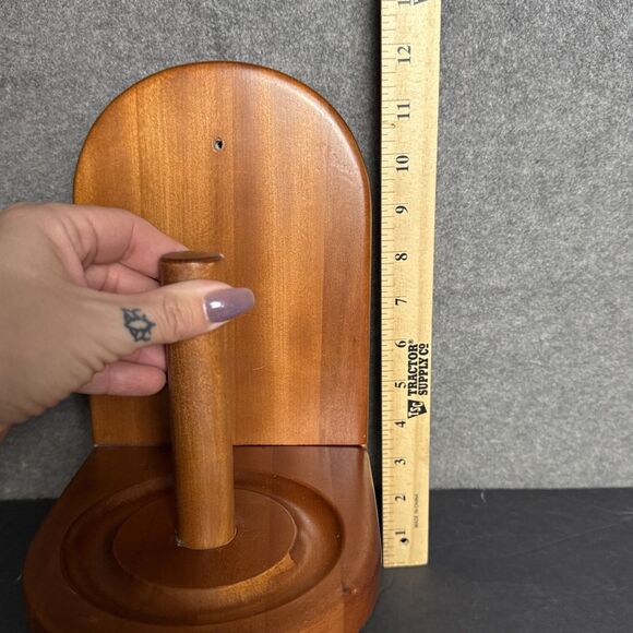 Wall Mount Wood Cone Chalk Holder Pool Table Billiards Accessories Brown USED - Picture 6 of 8